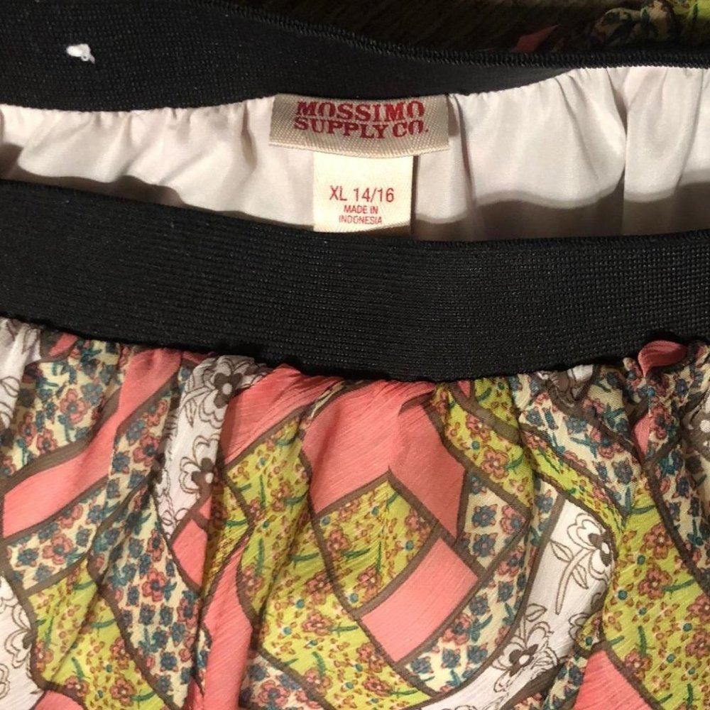 Multi-Color Mossimo Ruffle Skirt - Picture 3 of 4